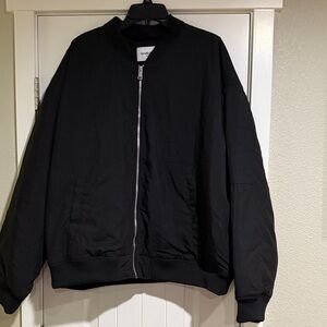 Goodfellow & Co Classic Black Bomber Jacket